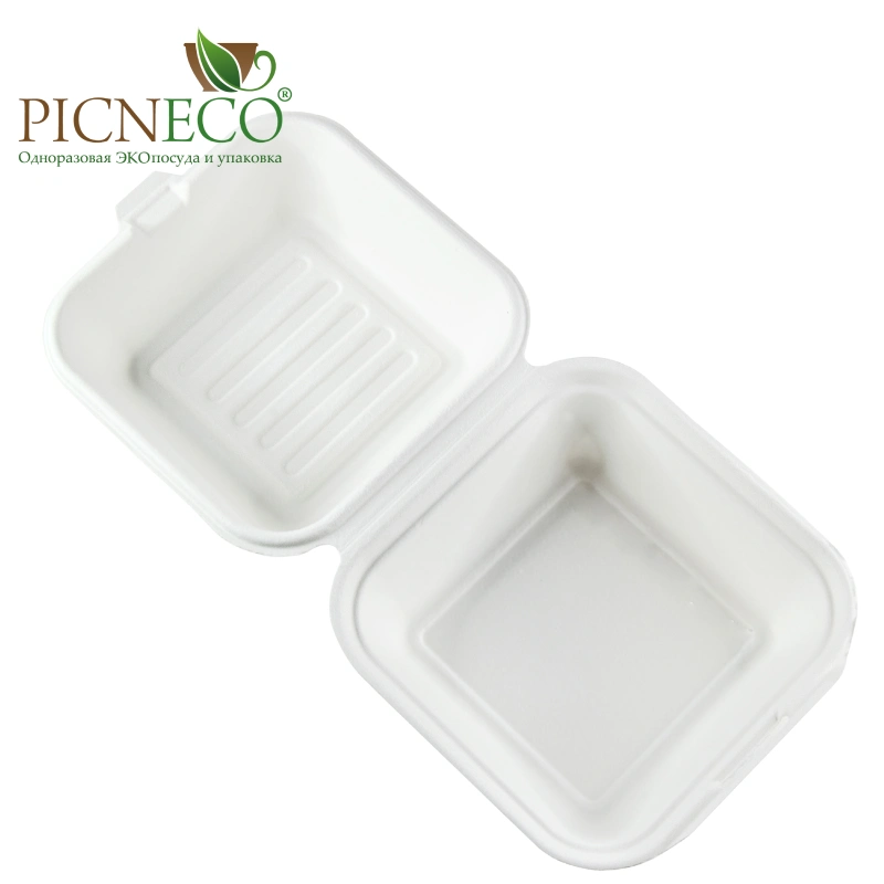 товар Бургер бокс из целлюлозы, 167x164x93, белый BB006